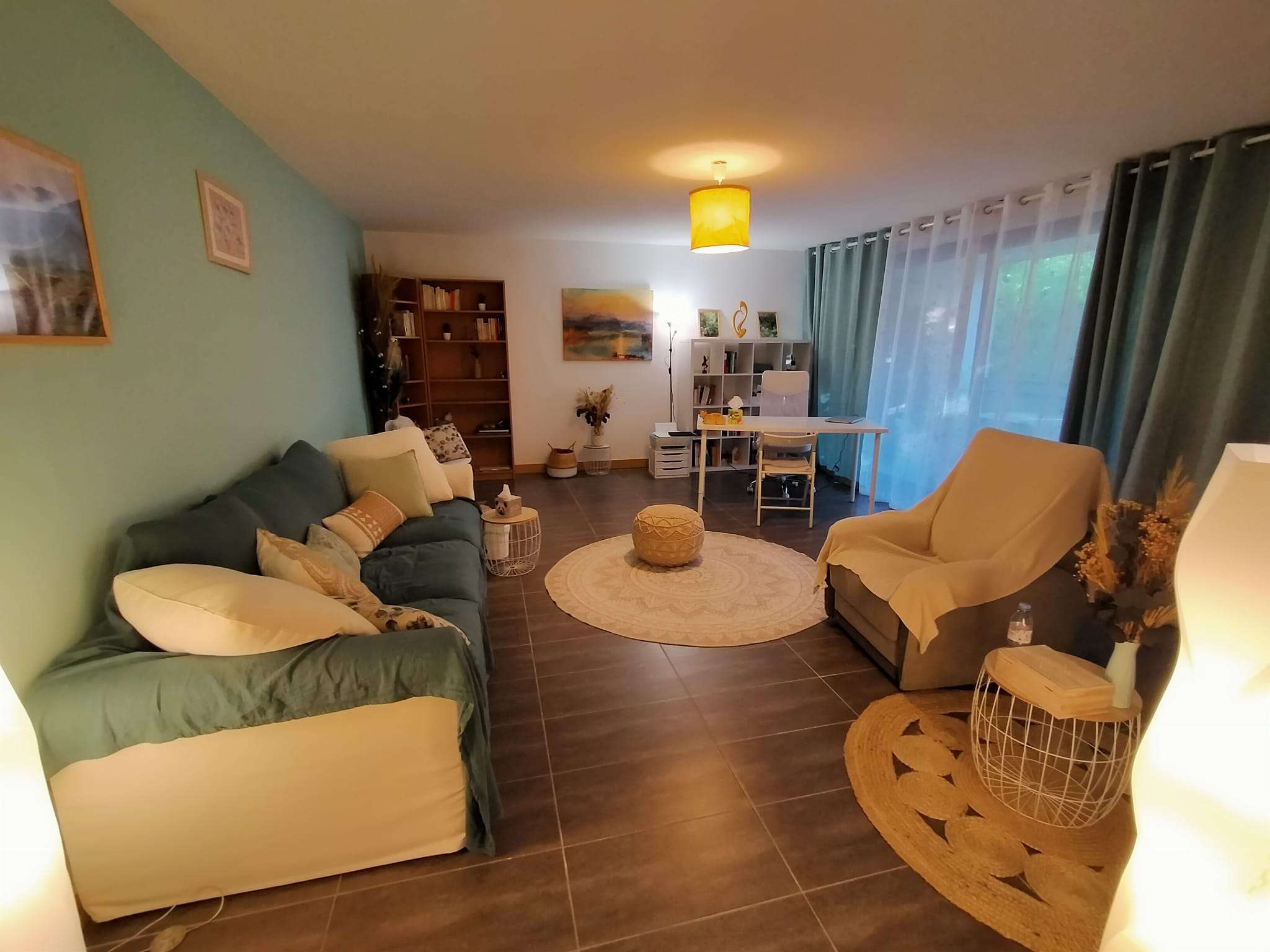 ..., un espace chaleureux et accueillant,